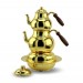 Gold Color Copper Teapot Set With Ottoman Burner