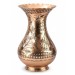 Vase Decorated Copper Vase In The Form Of Roses Antique Design
