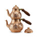 Antique Color Brass Turkish Teapot 1.4L