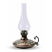 Copper Lamp / Lantern With Flowers