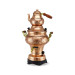 Rose Flower Matte Copper Samovar With Electric Thermostat