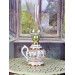 A Wide Copper Lamp / Lantern Embossed With Flowers In A Royal Style