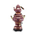 Rose Flower Cherry Color Copper Samovar With Electric Thermostat