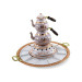 Copper Sultan Teapot Set With Breakfast Plates