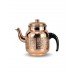 Tall Embossed Copper Teapot With A Capacity Of 1.40 Qt