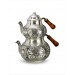 Antique Design Thick Lumpy Copper Turkish Teapot Set