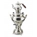Teapot + Turkish Samovar With Charcoal Of Copper 4,5 Liters Engraved With A Chisel