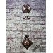 Miray Tumbled Wall Hanging Small Copper Gas Lamp