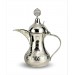 Medium Size Nickel Plated Copper Arabic Coffee Pot 700 Ml
