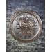 Ottoman Empire Coat Of Arms Embroidered Wall Tray 50 Cm
