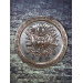Ottoman Empire Coat Of Arms Embroidered Wall Tray 60 Cm