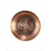 Copper Bath Bowl With Ottoman Tughra Pattern - 20 Cm