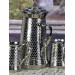 Honeycomb Chisel Nickel Copper Jug Set