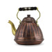 3 Liter Oxidized Copper Teapot