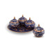 Blue Color Bosnian Copper Spice Shaker With Tray 250 Ml