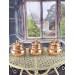 Triple Hammered Copper Spice Rack