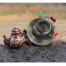 Teapot + Electric Copper Samovar With Roses