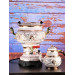 New Rose Flower Royal Topak Model Electric Copper Samovar