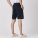 Men's Shorts In Combed Cotton With A Cargo Pocket - Navy