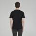 Men's T-Shirt With More Than One Piece Sleeve Design - Black