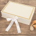 Bundle Cream Boxed Prayer Rug Qur'an Zikirmatik Brace Set 27*19*5 Cm