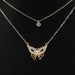 Gift Butterfly Necklace In Pink Box