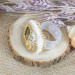 Gift Mini Quran & Luxury Stone Zikirmatik & Pearl Rosary Gift Set - White