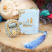 Gift Mini Quran & Luxury Stone Zikirmatik - Blue