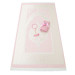 Silk Nur Taffeta Prayer Rug Pink & Pearl Rosary Rose Pink & Pink Shawl & Zikirmatik