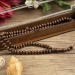 Kaaba Scented 99 Boxwood Brown Wooden Prayer Beads 8 Mm Boxed