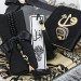Personalized Yasin Book & Luxury Stone Zikirmatik & Tasseled Pearl Rosary & Shawl & Taffeta Prayer Rug Gift Set