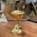 مبخرة معدنية بقاعدة ذهبية بتصميم رومي
