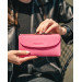 Women's Wallet Genuine Leather Pink Color