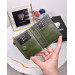 Leather Wallet For Men And Women Green