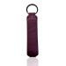 Genuine Leather Keychain Claret Red Color
