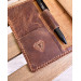Genuine Leather Notebook Cover Hazelnut