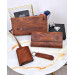 Hazelnut Genuine Leather Men's Gift Set Fi̇lderi̇