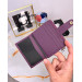 Card Holder Keychain Purple Color Guti Genuine Leather