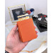 Mechanism Wallet Genuine Leather Orange