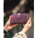 Purple Women's Wallet With Phone Compartment