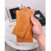 Wallet With Phone Compartment And Card Holder Light Brown