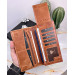 Wallet With Phone And Card Holder Tan Color