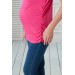 3160-Maternity Wear Strapless Plain T-Shirt-Athlete