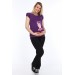 3206-Heart Baby Short Sleeve Maternity T-Shirt