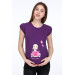 3207-Coming Soon Short Sleeve Maternity T-Shirt