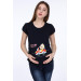 3211-Daddys Son Is Coming Short Sleeve Maternity T-Shirt