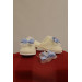 4425-Pearl Crown Lace Combined Maternity Slippers Set