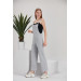 Combed Cotton Gardener-Overall With Tie-Up Strap And No Knee Length