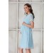 Heart Pattern Maternity Mini Chiffon Dress 4516