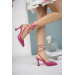 Classic Women's High Heel Shoe With Ankle Strap